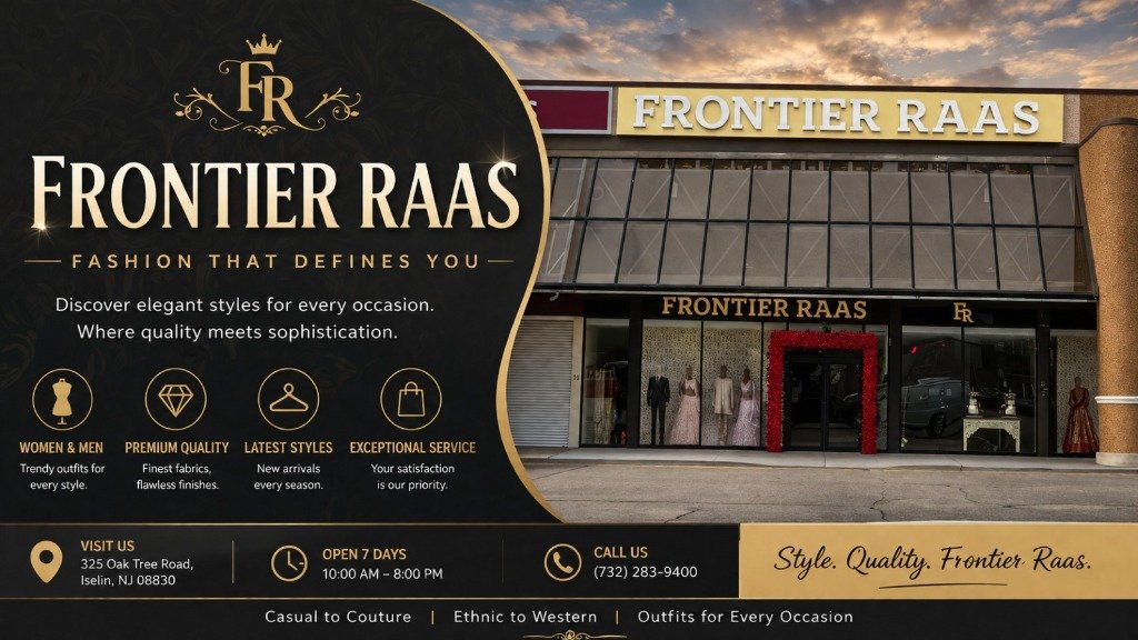 Frontier Raas Storefront Custom Signage NJ